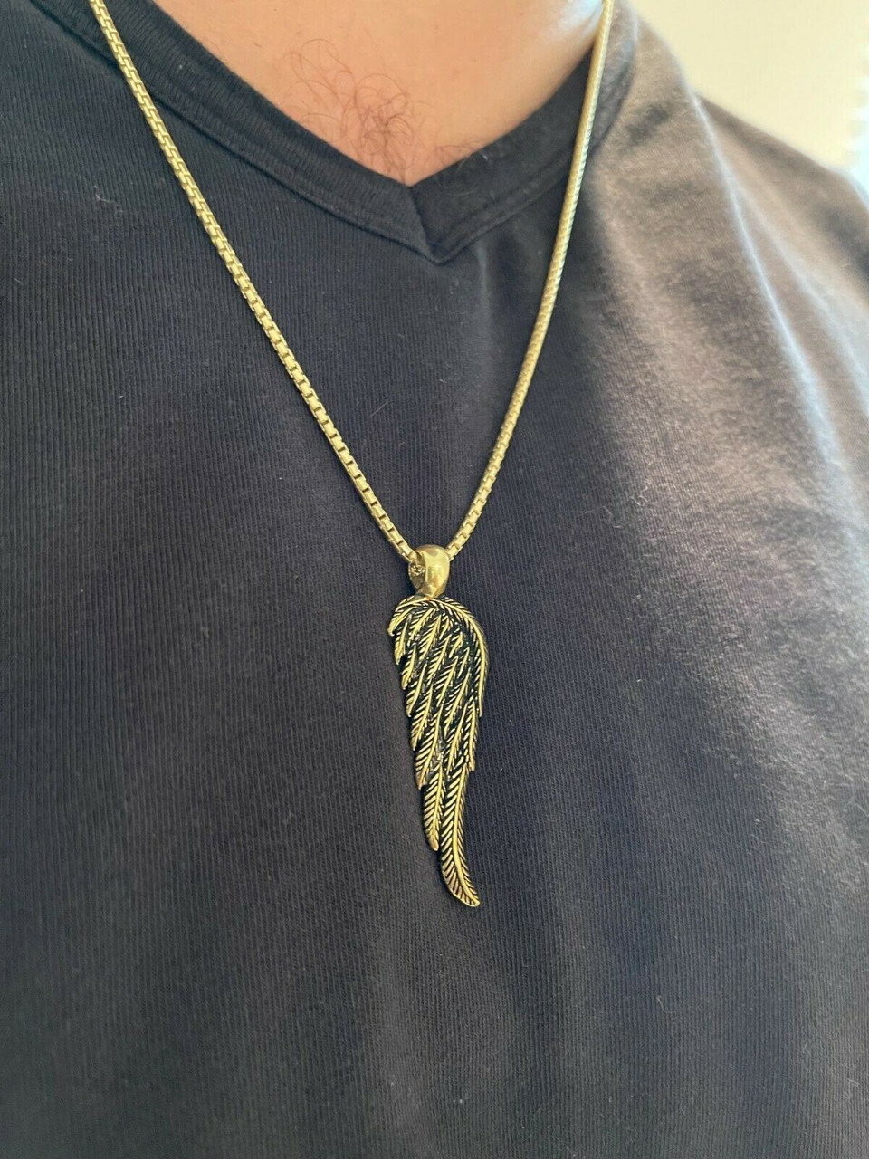Buy Feather Necklace for Men, Groomsmen Gift, Men's Necklace With a Silver Feather  Pendant, Silver Chain, Gift for Him, Minimalist Necklace Online in India -  Etsy